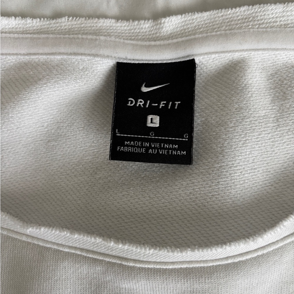 Nike Cropped Boxy Sweatshirt with Word Logo - Picture 5 of 7
